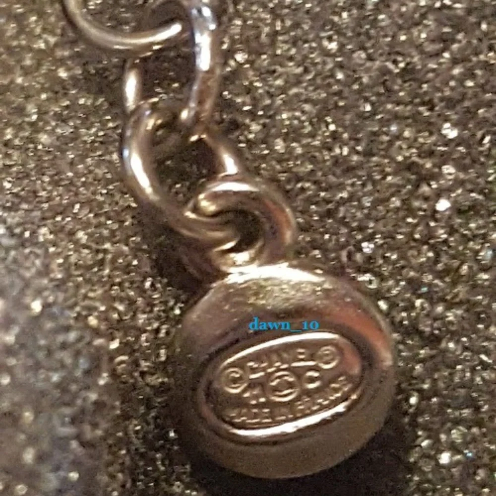 CHANEL Yellow Enamel Interlocking CC Pearl Drop Necklace